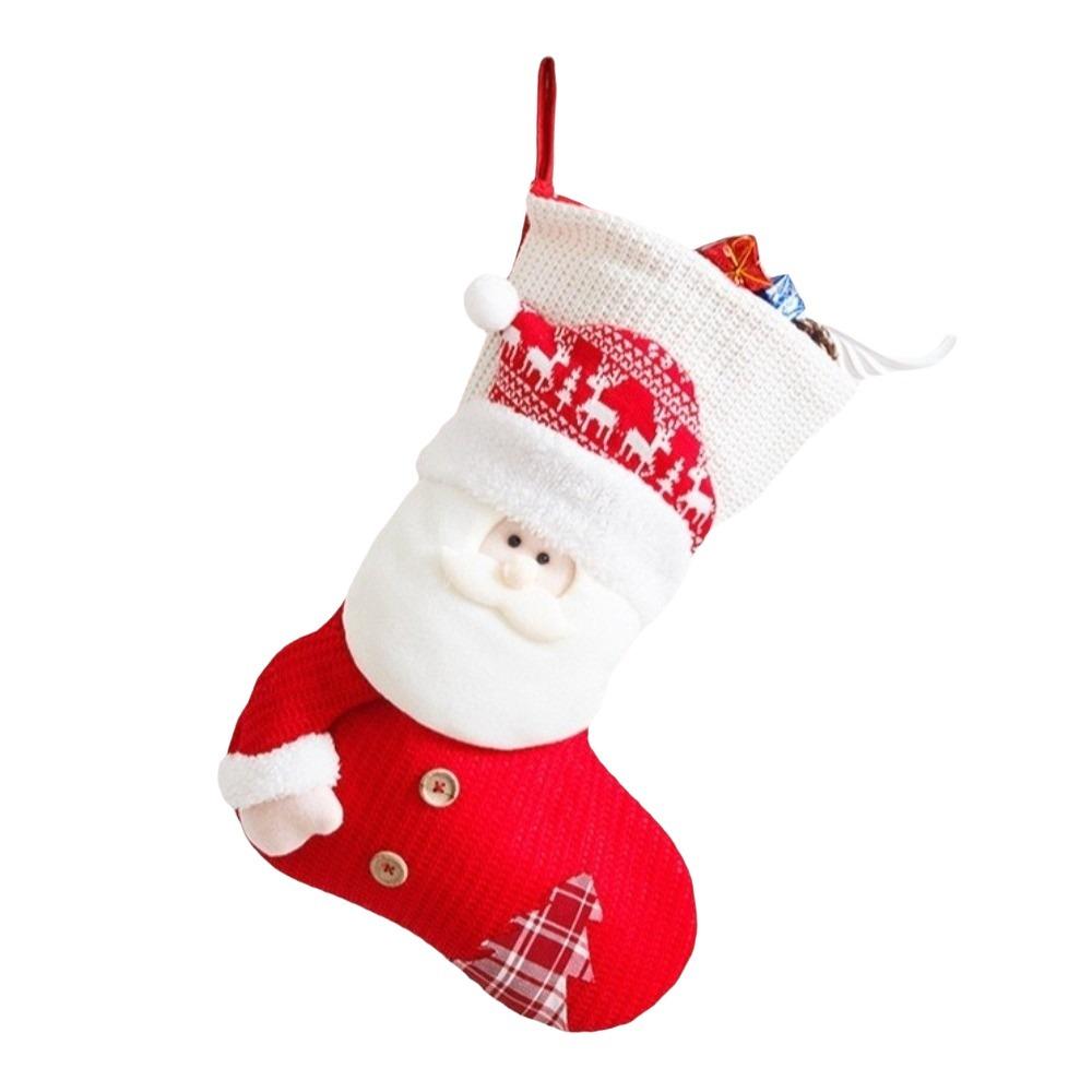Snowman Christmas Gifts Bag Cartoon Christmas Decorative Socks Xmas Tree Ornaments