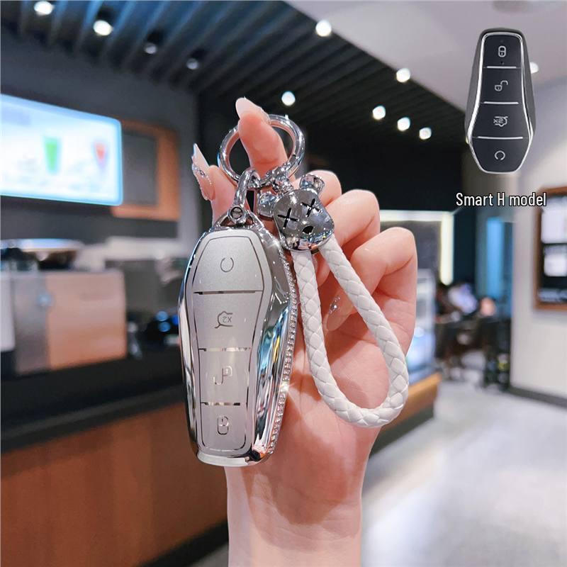 BYD Dolphin Key Cover & Woman's Car Buckle Bag for Han Song Plus, Tang DMMI, Qin Pro, Yuan E2, MX.
