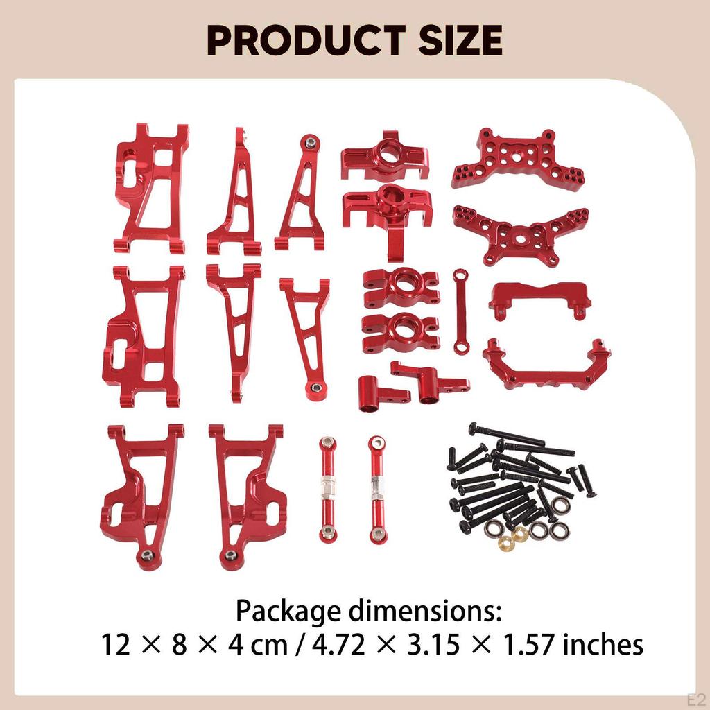 1/14 RC Car Upgrades Front and Rear Shock Aluminum Alloy DIY Accessories Accessory Lower