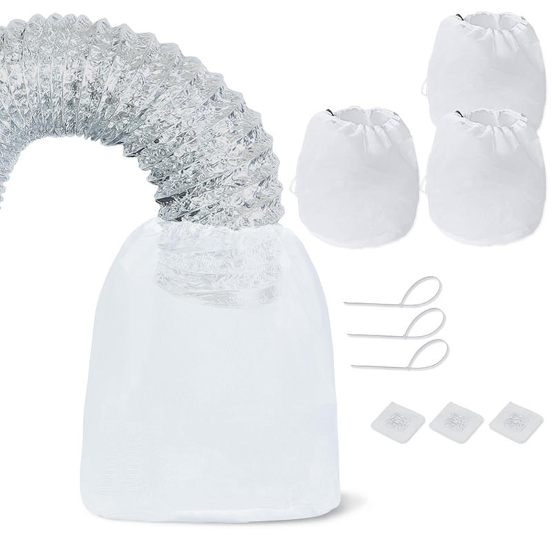 2/3pcs Dryer Vent Lint Bags, Lint Traps for Indoor Outdoor Dryer Vents, Lint Dust Bag Capturing Lint and Dust