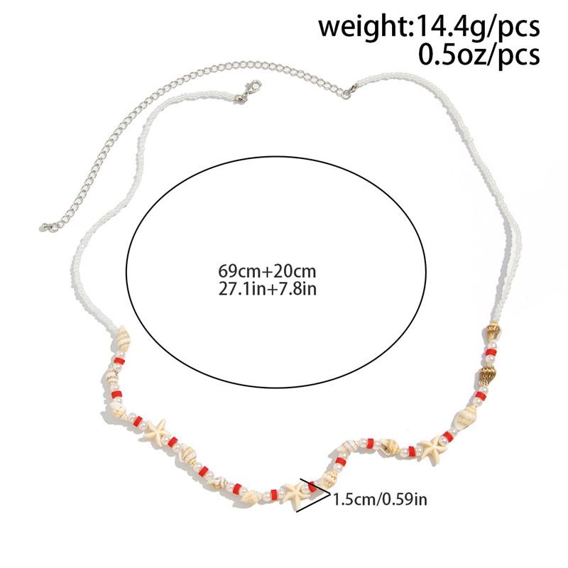Böhmische Geometrische Seestern Schnecke Taillenkette Vintage Farbige Rocailles Bauchkette Damen Sommer Strand Sexy Körper Schmuck