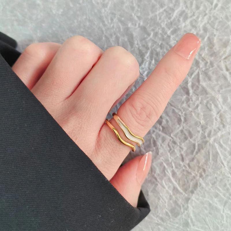 Minimalist Index Finger Ring For Women Unique High End Design Simple Versatile Band Stylish Jewelry Accessory