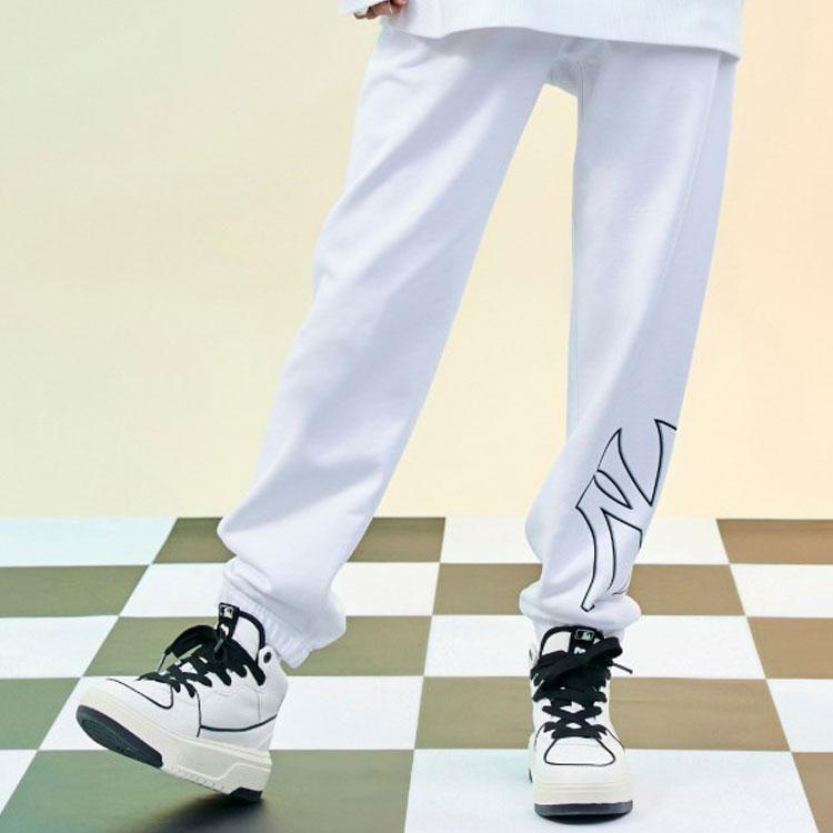 New MLB SS22 Sports Pants Unisex White 3APTB0321-50WHS