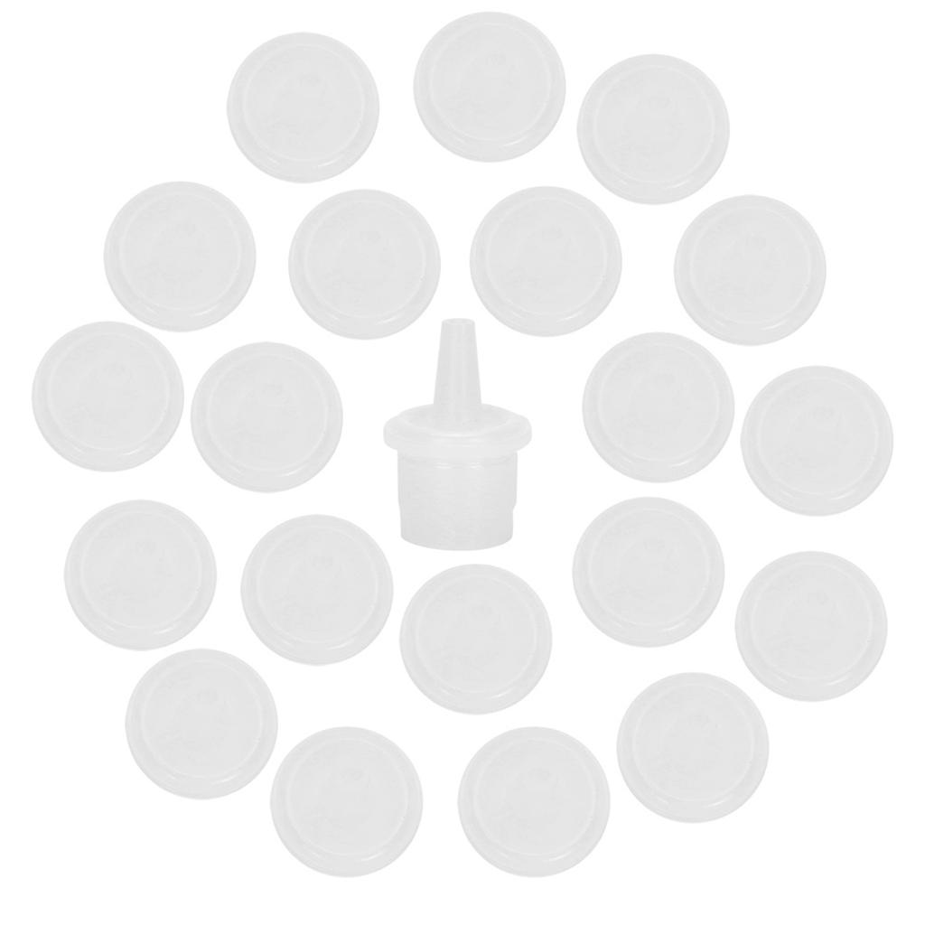 20 buc duză de lipici pentru extensie de gene false pentru altoire adeziv adeziv dop pentru sticlă