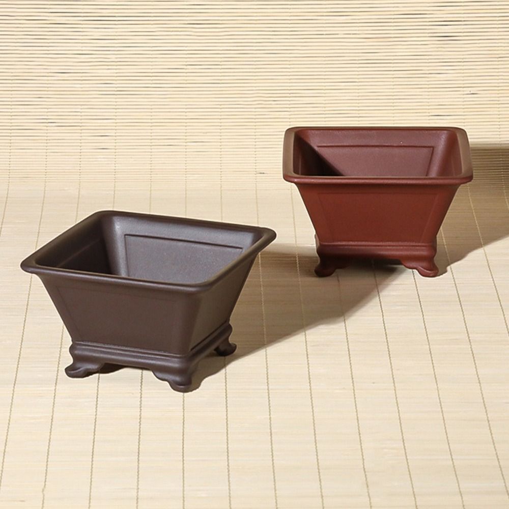 Durable Thick Flowerpots Colorful Plants Pots Creative Four Sided Basin  Home