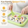 Rolled Ice Cream Maker Kit, 2026 New At-Home Rolled Ice Cream Maker Kit Instant Freeze Plate with 2 Scrapers Stainless Steel Frozen Dessert Maker
