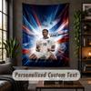 Personalized Wall Tapestry,Jude Bellingham Custom Text, Soft Fabric Wall Art For Indoor Decoration