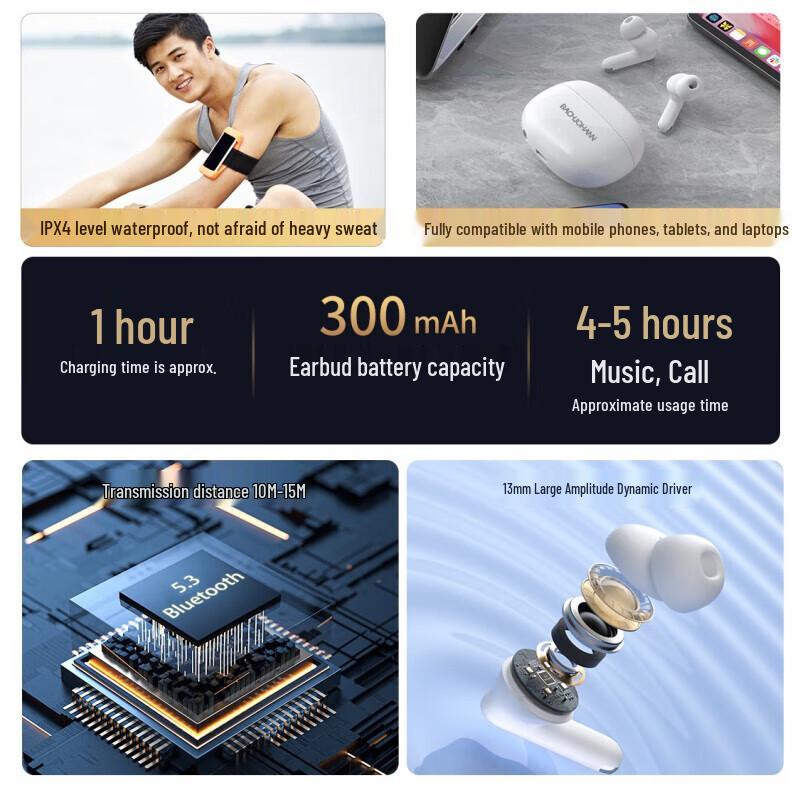 Bach Johann B1 True Wireless Bluetooth Earbuds