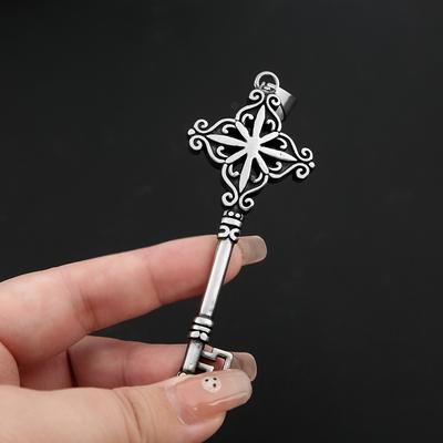 Vintage Punk 316L Edelstahl Schlüssel Anhänger Halsketten Für Männer Frauen Hip Hop Biker Männlicher Schmuck Geschenke Dropshipping