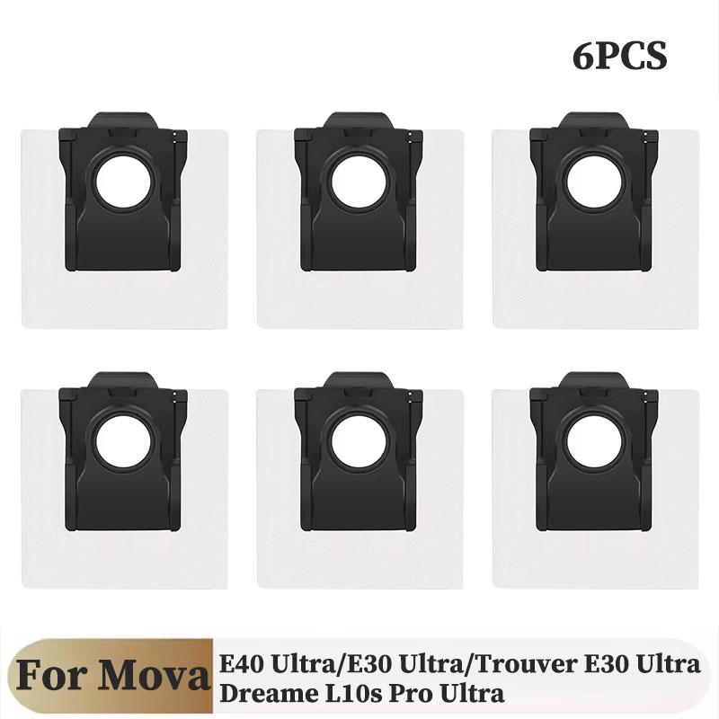 For MOVA E40 Ultra /Mova E30 Ultra / Trouver E30 Ultra / Dreame L10s Pro Ultra Heat Tricut Brush Filter Mop Cloth Bag