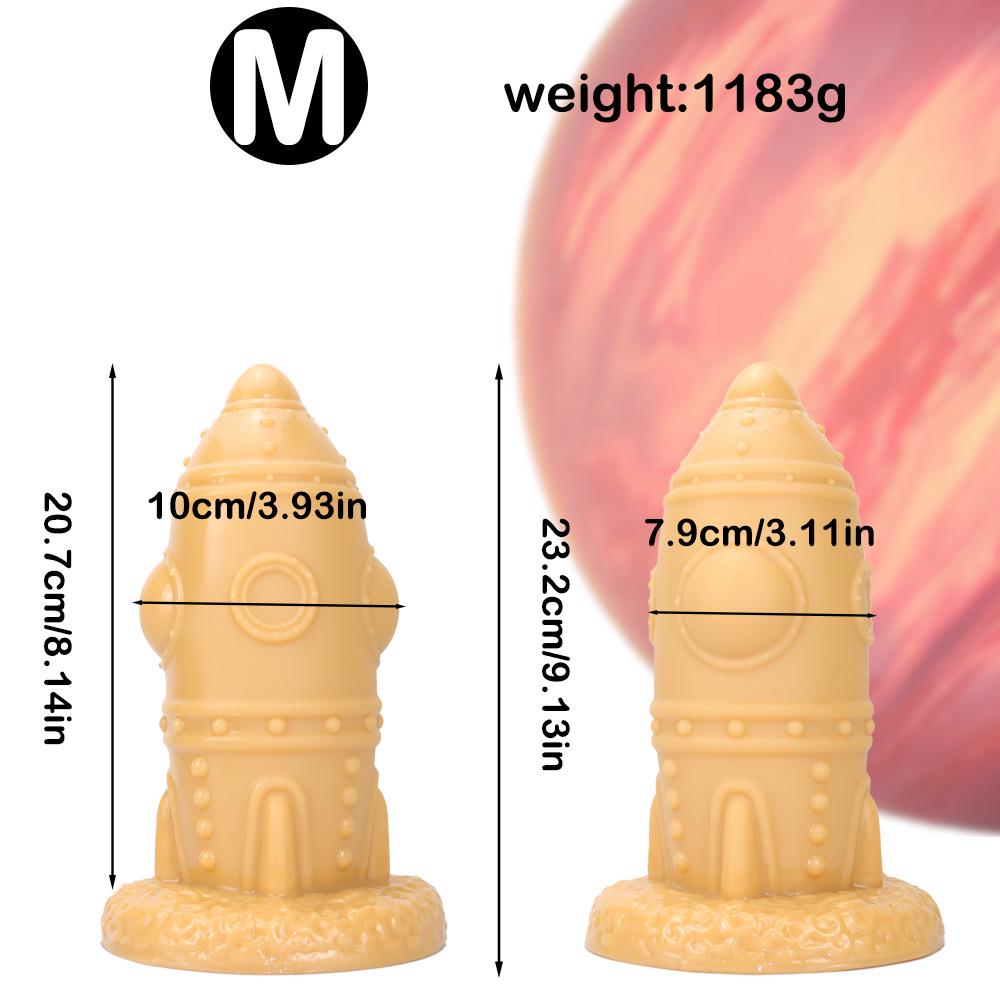 32x12CM Extra Large Thick Rocket Anal & Vaginal Dilator Sex Toy