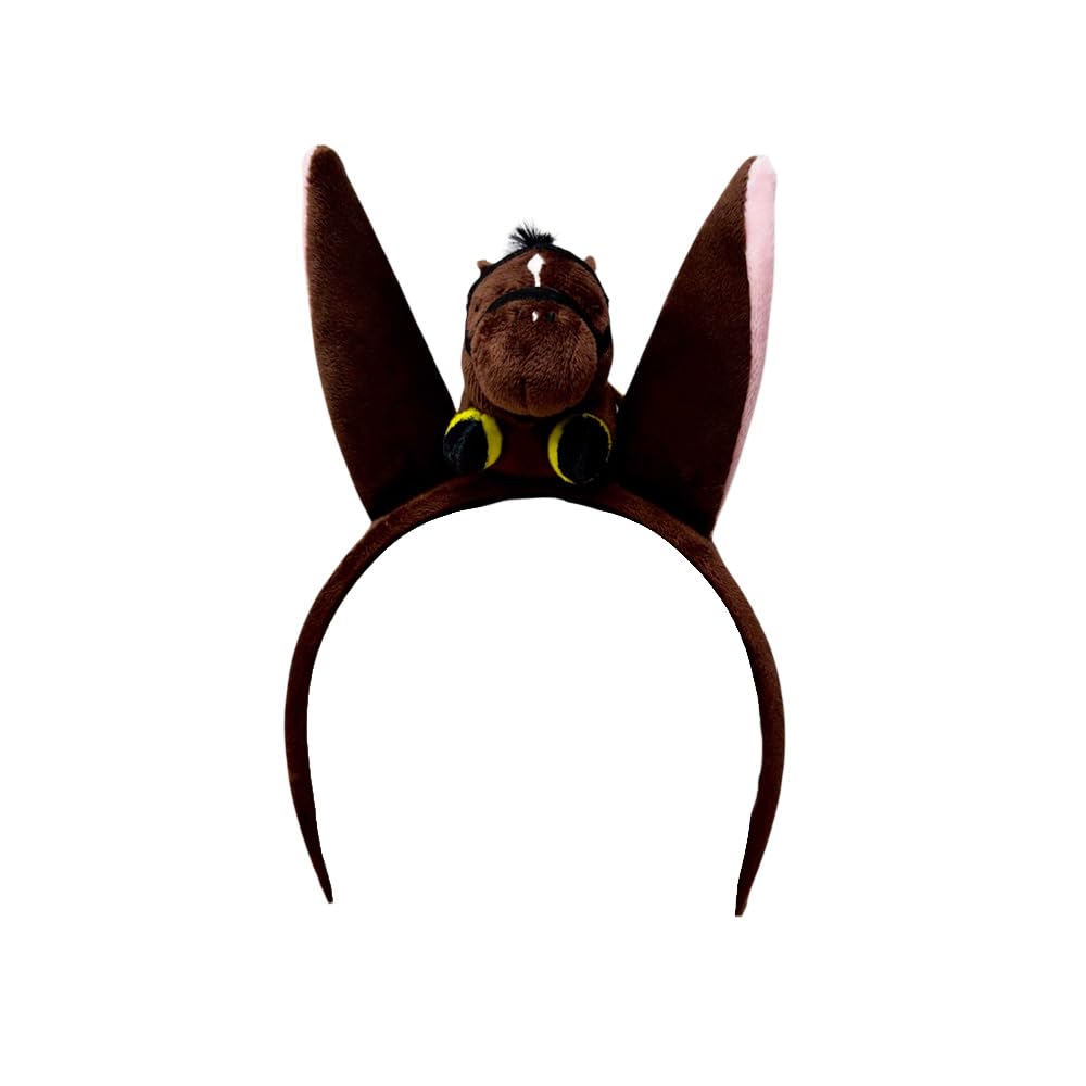 Thoroughbred Collection Mascot Headband 4 Goods Character Approx. 22cm (Kitasan Black)