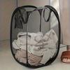 Lightweight Large Pop-Up Mesh Laundry Basket with Handle – Foldable High-Capacity Hamper for Bathroom, Bedroom & Dorm