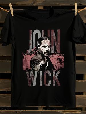 John Wick Film Grafik T-Shirt