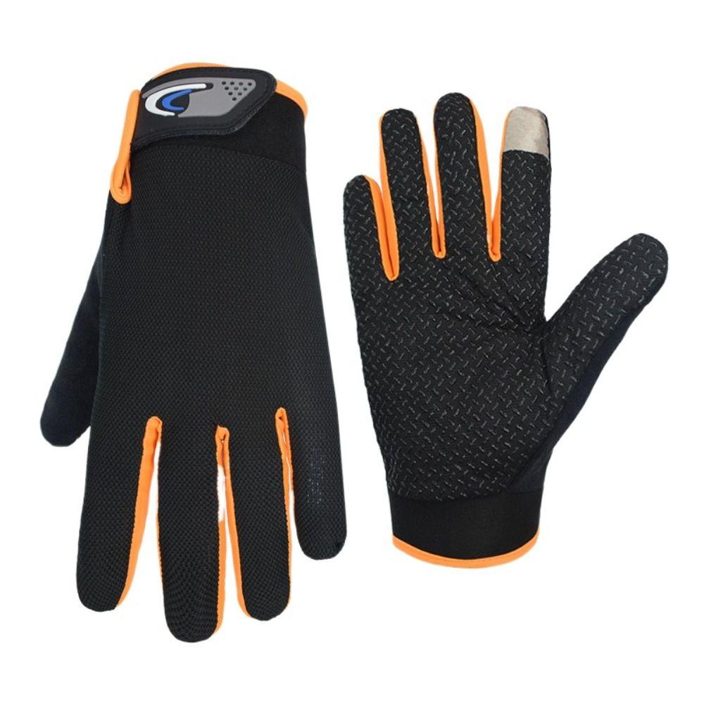 Full Finger Gloves Full Finger Bike Gloves Breathable Fishing Gloves  Outdoor