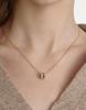 Hyeres Lor Champagne Full Moon Silver (P) Duo Shine Necklace S Hl2N63239P9450