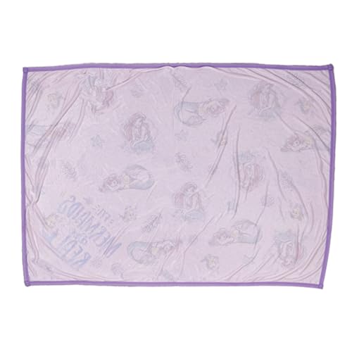 Marushin Summer Lap Blanket, Disney Princess, The Little Mermaid, Ariel, Watercolor Splash Blanket, Cooling Fabric, Character Design, Girls, 212502420