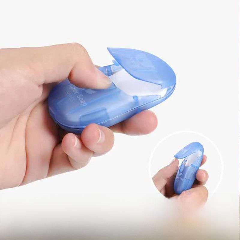 Портативні Міні Дорожні Пластівці Мила: Одноразовий папір для миття рук для використання на відкритому повітрі