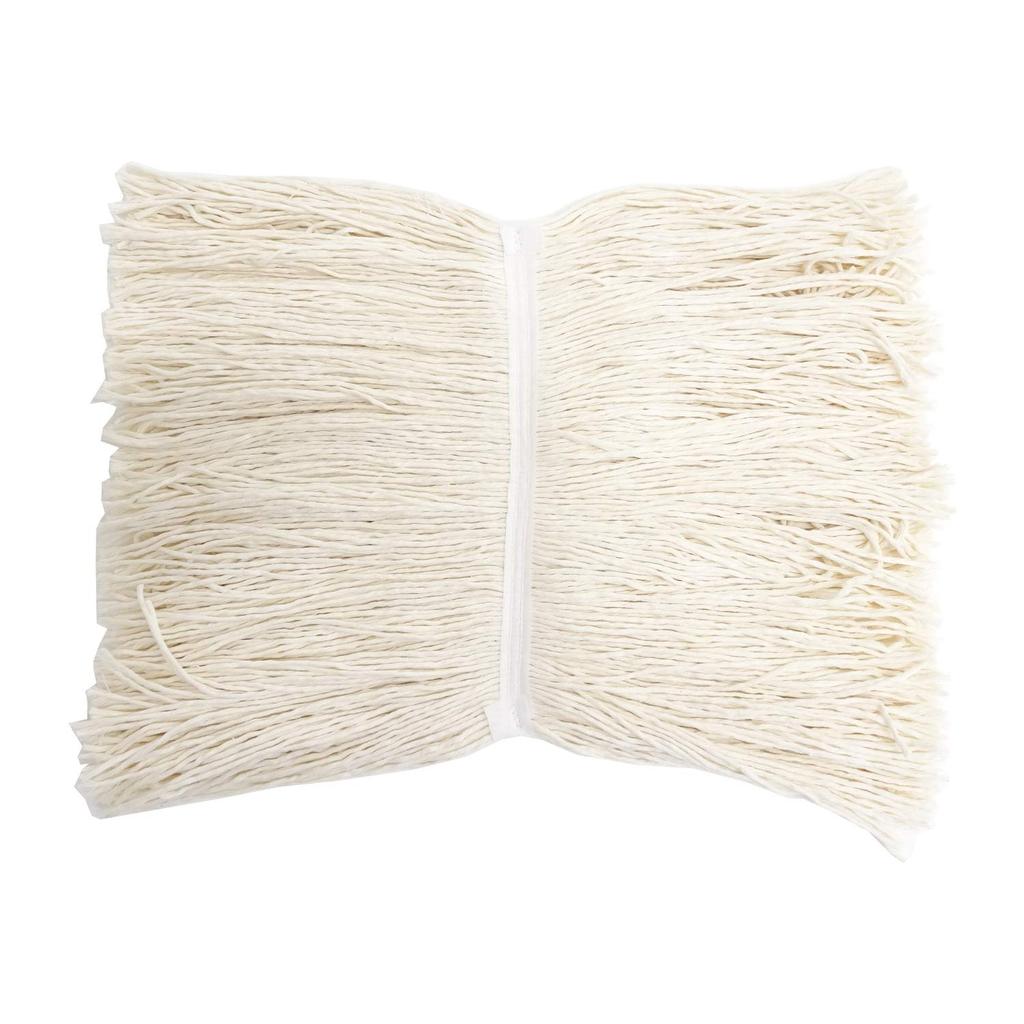 Yamazaki Sangyo Wet Mop Replacement Condor Thread Rag 24cm Made In White Thread, C-3 NO8, Wide, 260g, Japan, 335909,