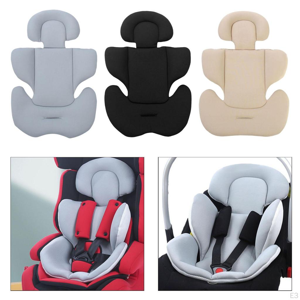 Všestranná praktická podložka do autosedačky pro novorozence do kočárku, šedá