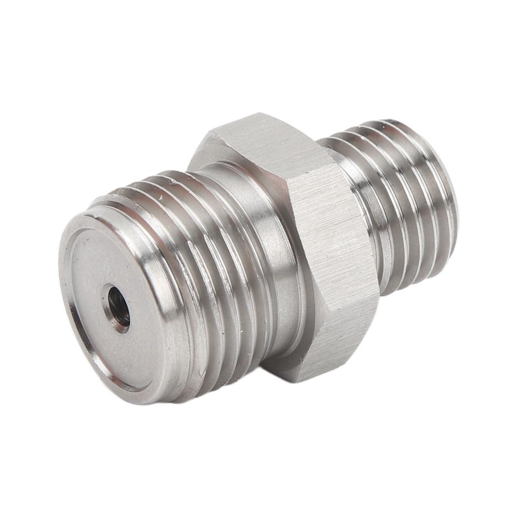 M14x1.5 Kraftstoffleistenanschluss Edelstahl Schlauch Gasanschluss Kraftstoffpumpen-Schienenadapter Fitting für Sierra 2500 3500