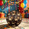 1pc Wise Owl Library Theme Soccer Ball Football, Size 5, Lightweight PVC, Outdoor Training Soccer Ball,Sports Gift t61445