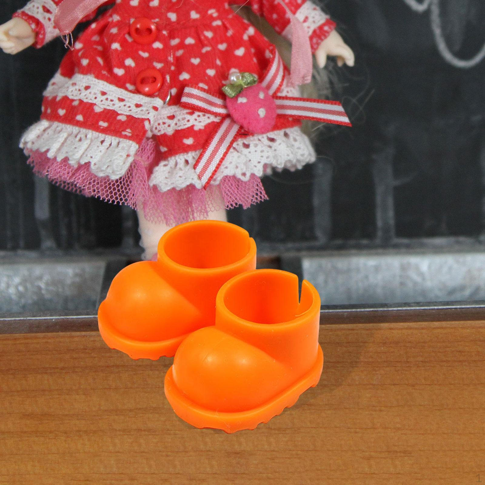 

Create Your Own Doll Wellies for 6.69inch Or 5.91inch Dolls Pretend Play orange