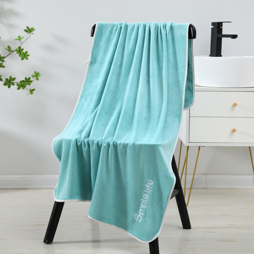 Multi-Purpose 70*140cm Bath Towels Oversized Microfiber Hair Towels Absorbent Quicker Dry Beach Towel for Sport