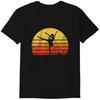 Intage Retro Ballet Player Ballerina Silhouette Sun Funny T-Shirt Classic T-shirt