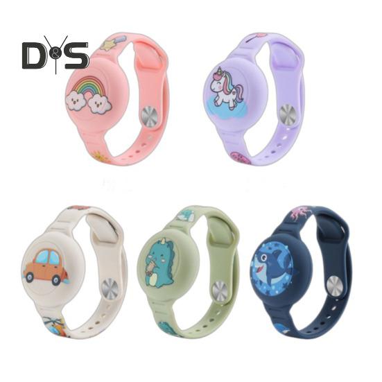 Wasserdichtes Armband für Airtag, kinderfreundliches Armband mit Sicherheitsschnalle, Schutzhülle für AirTag Tracker, Uhrenarmband für Erwachsene und Kinder