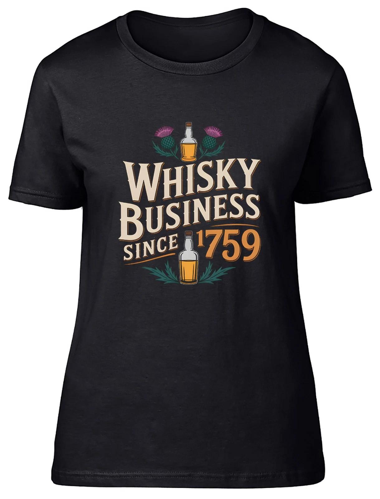 Burns Night Whisky Business Womens T-Shirt Ladies Gift Tee XXXXL