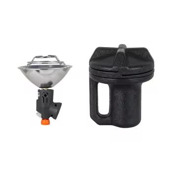 Outdoor Camping Portable Stainless Steel Mini Gas Heater Winter Fishing DurableTent Stove for Ice Fishing Metal Camping Tool