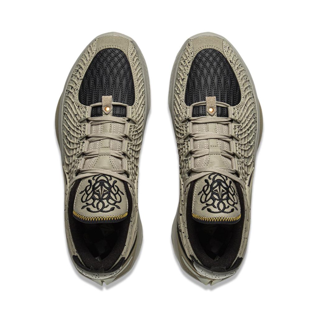 New LiNing JB3 Coverage Anti Rollover Low Top Basketball Shoes Men's Muted Grass Black ABAU107-20