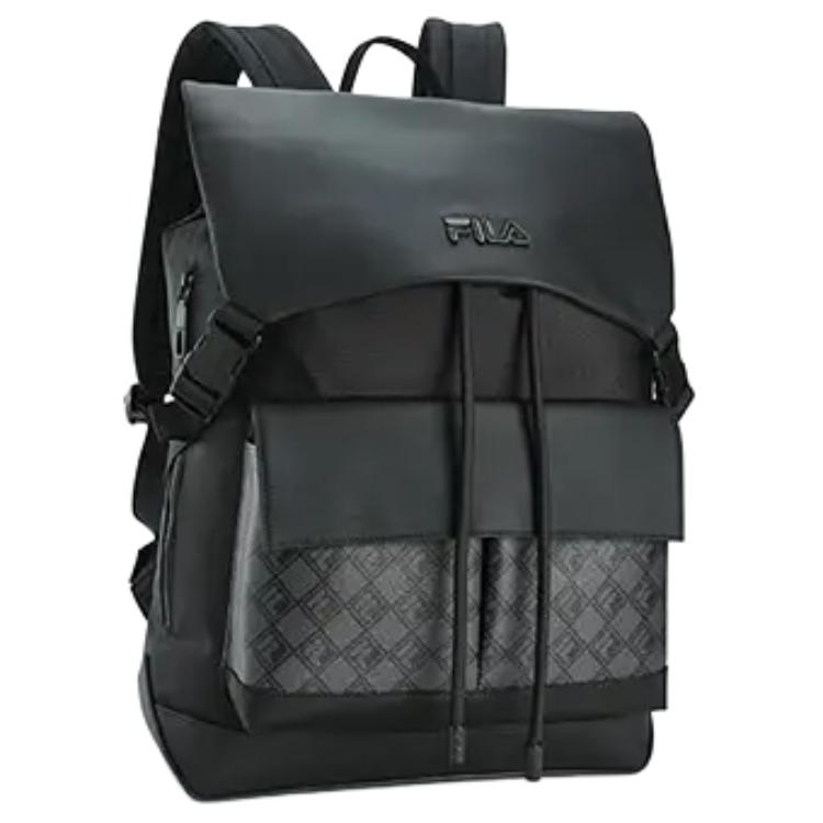 New FILA HERITAGE Fabric Backpack Unisex Black F13M448105FBK
