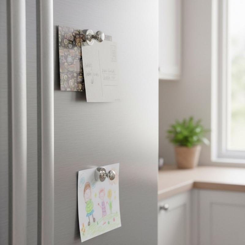 Refrigerator Magnets Fridge Magnets Mini Strong Magnets for Whiteboard Magnetic Push Pin Classroom Kitchen Accessories