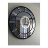 Real Mirror Wall Clock 50 Cm Trend Modern Living Room Smoked V2