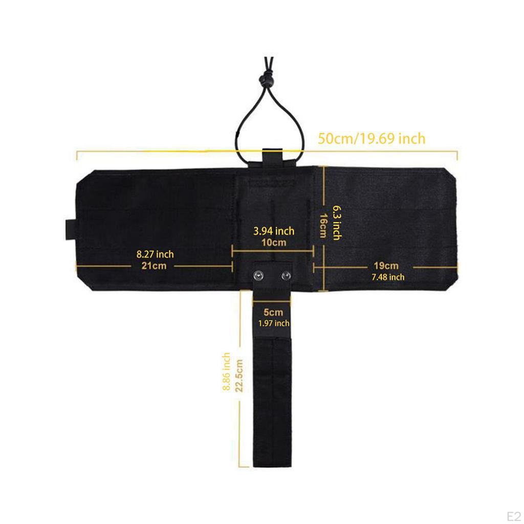 Belt Bottle Holder Pouch Convenient Compact Waist Hanging Sturdy for Backpacking Hiking