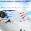1PC Car Snow Shield Front Windshield Antifrost Antifreeze Car Clothing Windshield Car Cover Sun Shield Magnet Suction Snow Cover Front Shield
