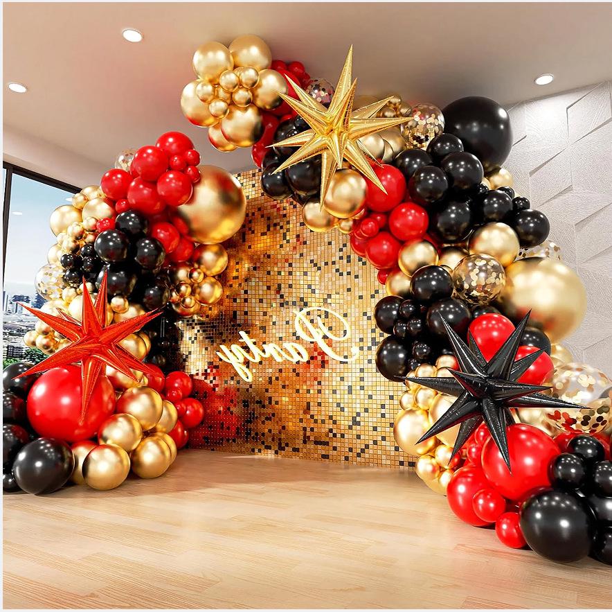 Starburst Thickened Balloon Chain Set for Celebrations