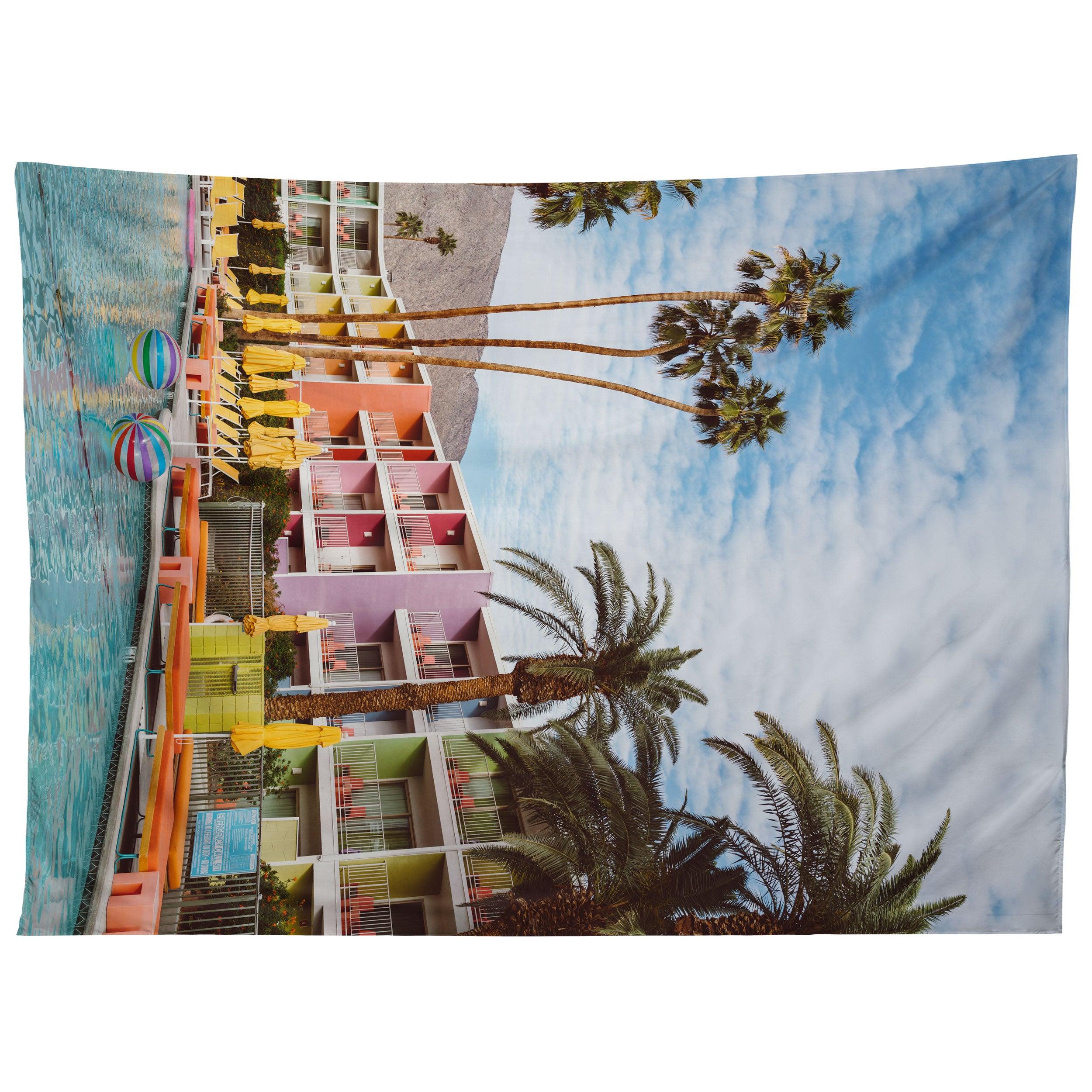 PALM SPRINGS POOL DAY VII tapestry 75x100