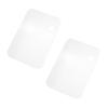2PCS Acrylic Paint Palette Rectangle Shape Transparent Non-Stick Oil Paint Mixing Tray Comfortable
