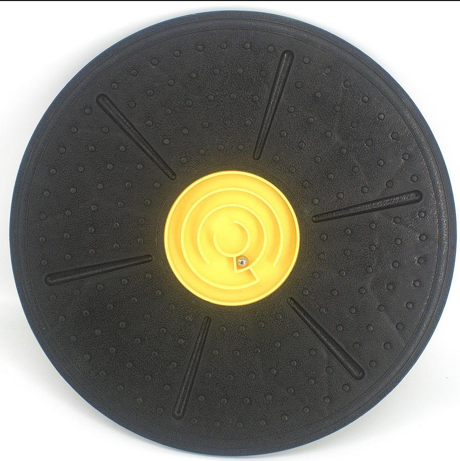 

Нескользящий балансир для йоги, используемый для реабилитационных упражнений и тренировок, устройство для тренировки баланса, оборудование для фитнеса в тренажерном зале жёлтый