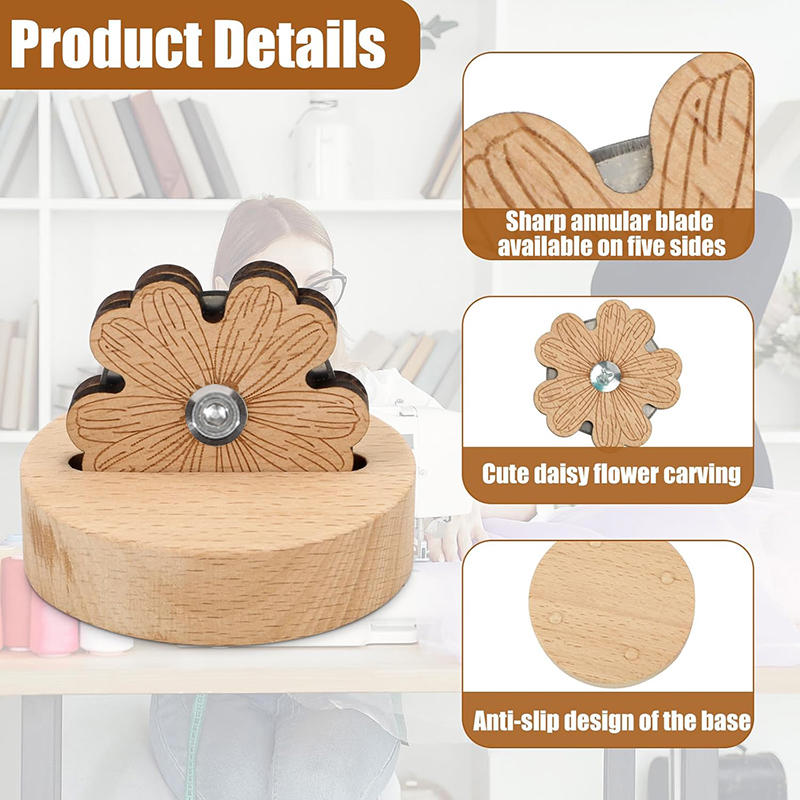 Thread Cutter For Quilting Sewing Tabletop Yarn Cutter With Blade Saver Thread Cutting Tools With Anti-slip Stand For Sewing