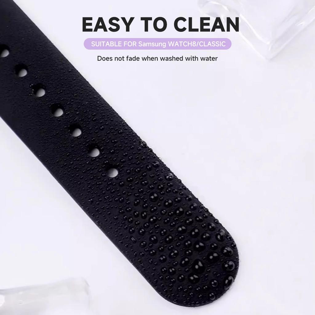 No Gap Silicone Strap For Samsung Galaxy Watch 8 Classic 46mm Sports Comfortable Bracelet For Galaxy Watch 8 40mm 44mm Wristband