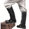 Medieval Pirate Boots Gabriel Sudes Boot Covers Renaissance Gaiters Shoe Covers for Halloween Cosplay Party Stage Props