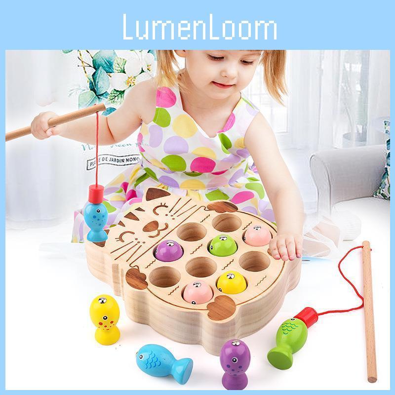Wooden Baby Magnetic Toy Children Educational Puzzle Skill Development Gift