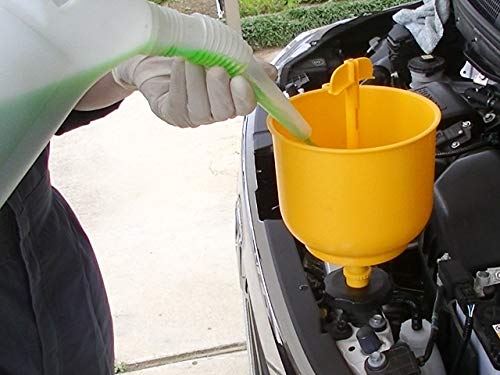 Coolant Charger Funnel Type Funnel Adapter Set Coolant Refill Tank Radiator Air Bleed Reservoir Tank