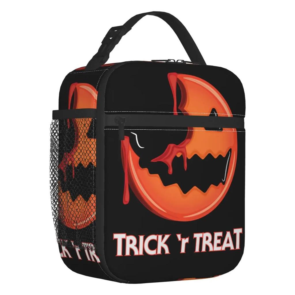 Treat Sam Halloween Horrorfilm Isolierte Lunchtaschen für Arbeit Schule Auslaufsicher Thermische Kühltasche Bento Box Frauen Kinder