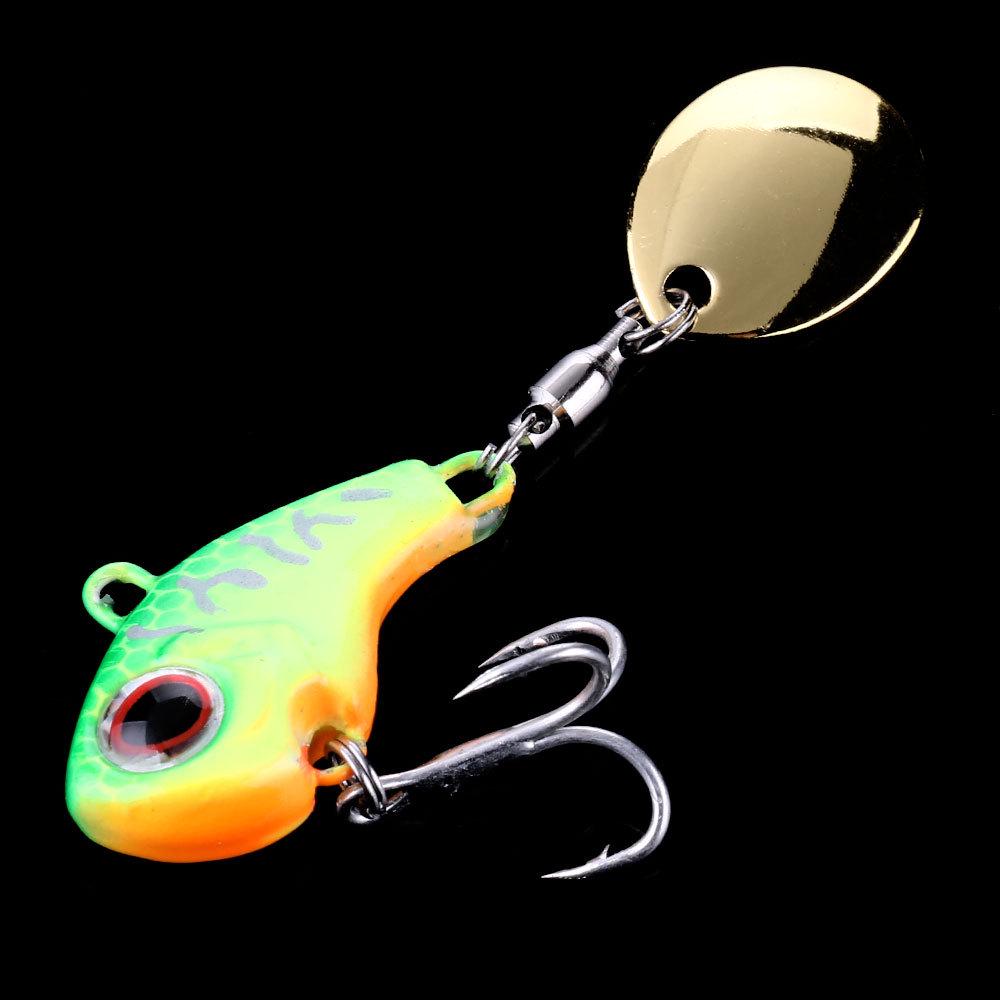 Hengjia Vib Spinner: Rotating Artificial Lure for Sea Bass & Culter