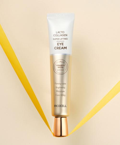 Ricocell Super Lifting Kollagen Augencreme 40ml Duo - Klinisch Erprobte Anti-Falten & Straffende Pflege